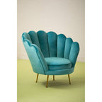 Blue Scalloped Chair | Ovala