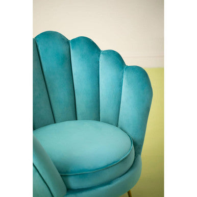 Blue Scalloped Chair | Ovala
