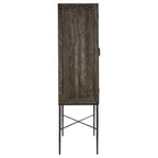 Two Door Elm Wood Wine Cabinet | Milan