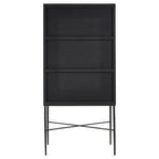Two Door Elm Wood Wine Cabinet | Milan