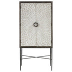 Two Door Elm Wood Wine Cabinet | Milan