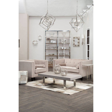 Grey Pouffe | Safira