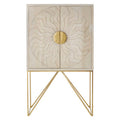 White Wash Mango Wood Cabinet | Sadras
