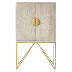 White Wash Mango Wood Cabinet | Sadras