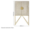 White Wash Mango Wood Cabinet | Sadras
