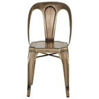 Brass Finish Metal Chair | Grange