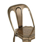 Brass Finish Metal Chair | Grange