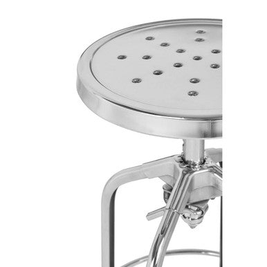 Chrome Finish Adjustable Bar Stool | Gator