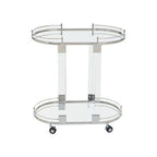 Oval Mirrored Trolley | Oria