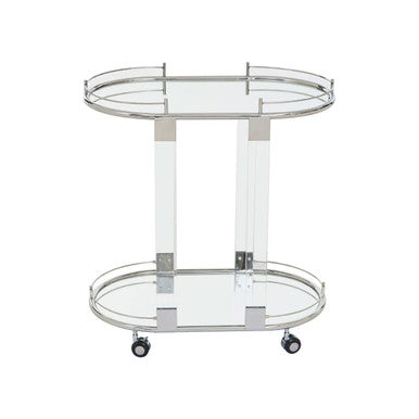 Oval Mirrored Trolley | Oria