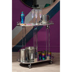 Oval Mirrored Trolley | Oria