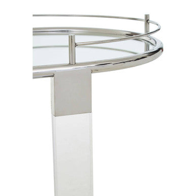 Oval Mirrored Trolley | Oria