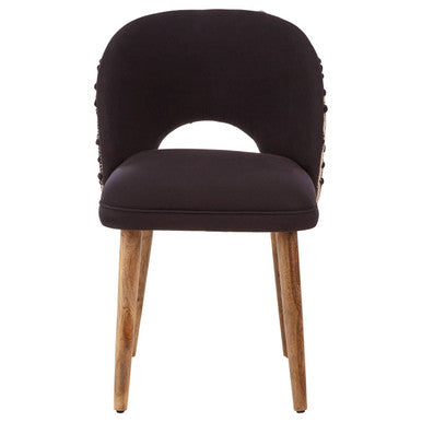 Black and White Moroccan Design Chair | Cefena