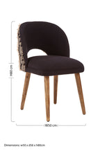 Black and White Moroccan Design Chair | Cefena