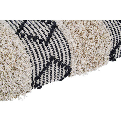 Black and White Moroccan Bench | Cefena
