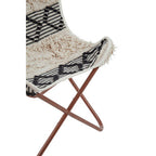 Black and White Pattern Butterfly Chair | Cefena