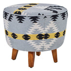 Cefena Round Footstool