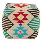 Multicolour Pouffe | Cefena