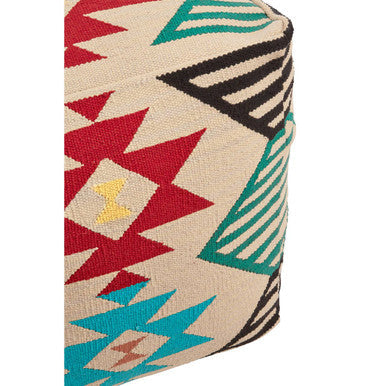 Multicolour Pouffe | Cefena