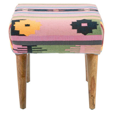 Multicolour Footstool | Cefena