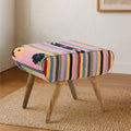 Multicolour Footstool | Cefena