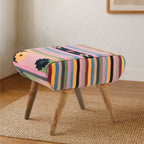 Multicolour Footstool | Cefena