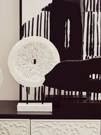 Dumas Black and White Four Door Sideboard