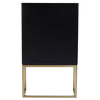 Black and White Two Door Cabinet | Dumas