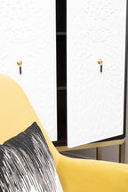 Black and White Two Door Cabinet | Dumas
