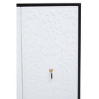 Black and White Two Door Cabinet | Dumas