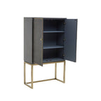 Shagreen Effect Cabinet | Deskey