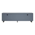 Grey Shagreen Effect Media Unit | Deskey
