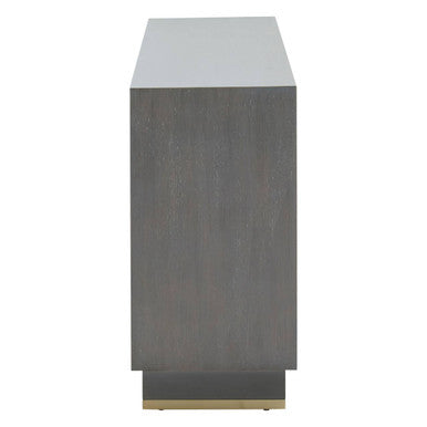 Grey Shagreen Effect Three Drawer Sideboard | Deskey