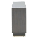 Grey Shagreen Effect Three Drawer Sideboard | Deskey