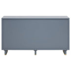 Grey Shagreen Effect Three Drawer Sideboard | Deskey