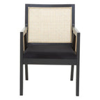 Rattan Chair with Black Frame | Corso