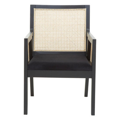 Rattan Chair with Black Frame | Corso