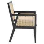 Rattan Chair with Black Frame | Corso