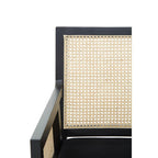 Rattan Chair with Black Frame | Corso