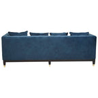 3 Seater Navy Fabric Sofa | Sefira