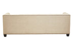 3 Seater Stone Fabric Sofa | Surina