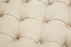 3 Seater Stone Fabric Sofa | Surina