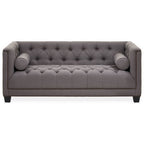 2 Seater Grey Fabric Sofa | Surina