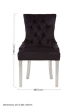 Black Velvet Dining Chair | Richmond