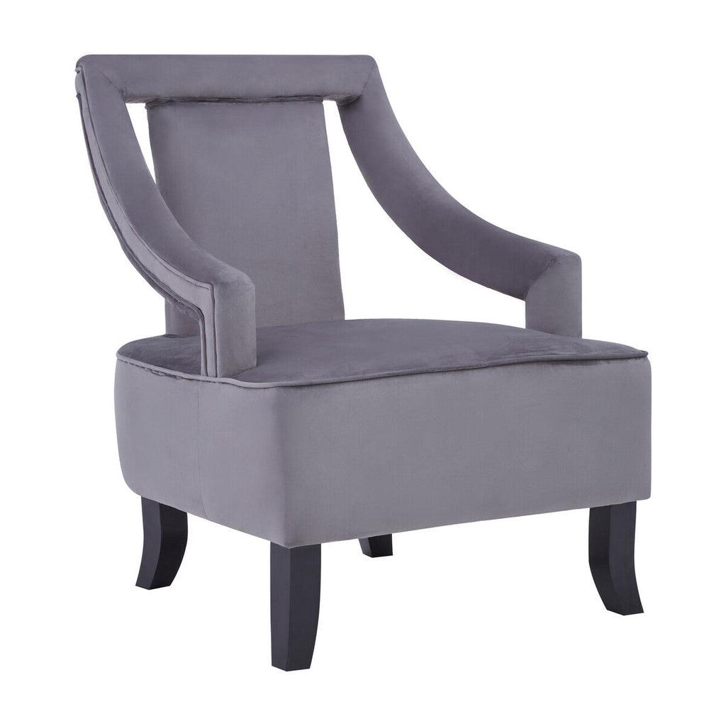 Grey Velvet Chair | Faye