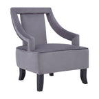 Grey Velvet Chair | Faye