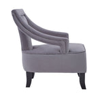 Grey Velvet Chair | Faye