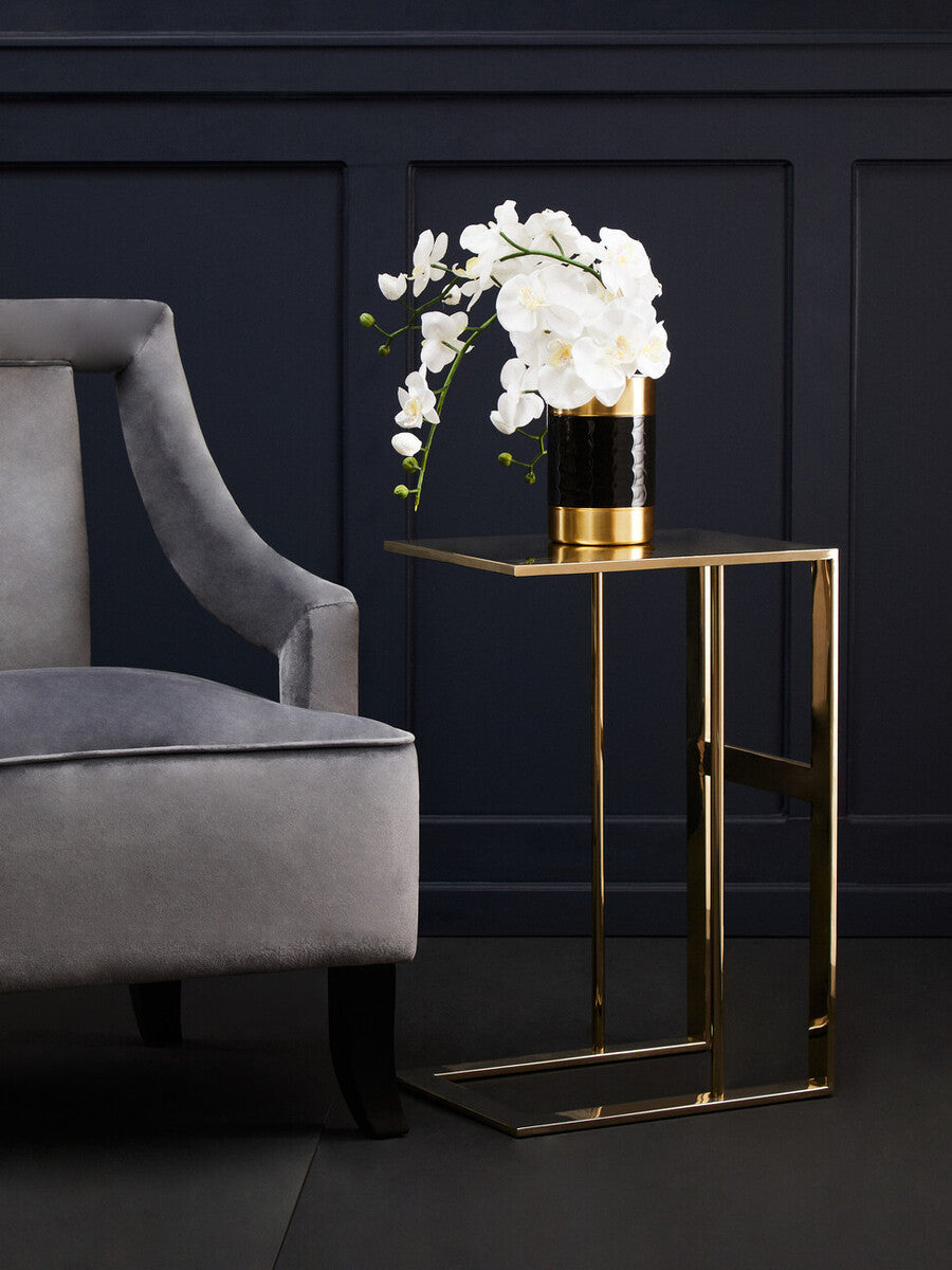Grey Velvet Chair | Faye