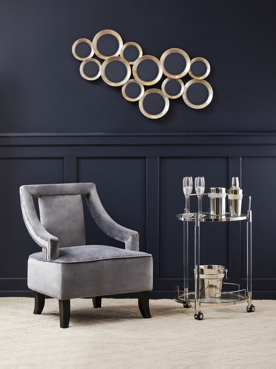 Grey Velvet Chair | Faye