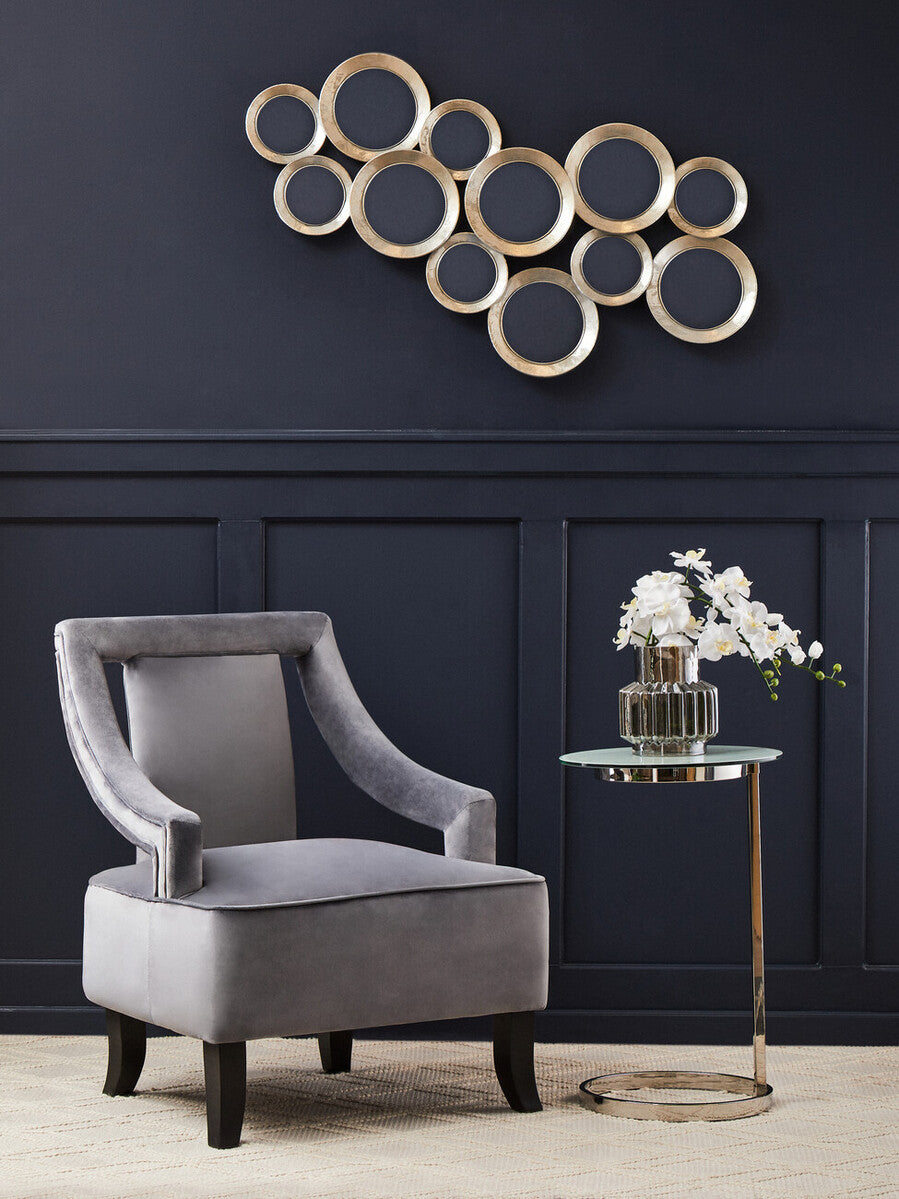 Grey Velvet Chair | Faye